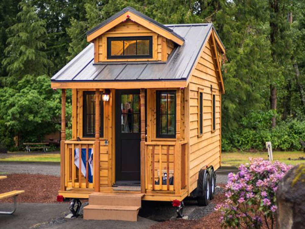 Mount Hood Tiny House Village in Oregon - Tumbleweed Houses